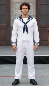 Man In Late 20s Wearing Sailor Costume