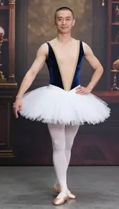 Man In Mid 30s Vibrant Ballerina Costume