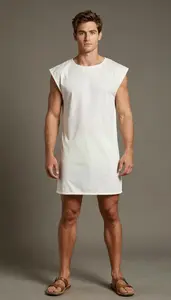 Man In Mid 20s Wearing Greek Goddess Costume