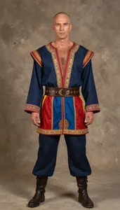 Mature Theatrical Colorful Gypsy Costume