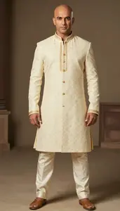 Mature Wearing Professional Bollywood Character Costume