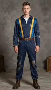 Mens Colorful Fisherman Costume