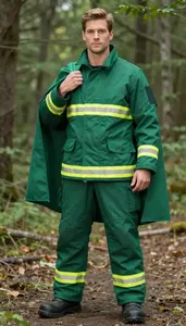 Nordic In Early 30s In Fireman Costume
