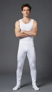 Professional Caucasian In Gymnast Costume