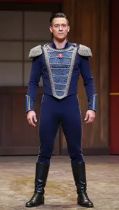 Professional Germanic In Detailed Circus Costume