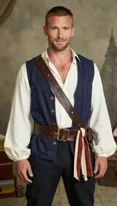 Professional Scandinavian In Pirate Costume