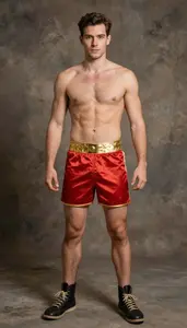 Professional Western European In Impressive Boxer Costume