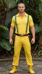 Quality Jungle Adventurer Costume For Masquerade