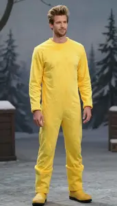 Striking Colorful Snow Costume