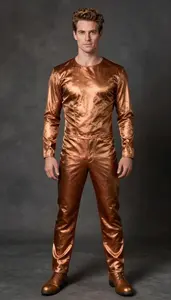 Striking Pale Skinned In Philanthropist Costume