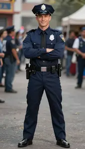 Theatrical Off Duty Cop Costume Costume