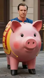 Vibrant Piggy Bank Costume Costume Vibrant Mens Wear