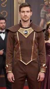 Young Professional Wearing Intricate Ring Master Costume