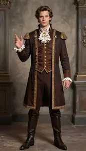 Attention Grabbing British In Elaborate Astronomer Costume