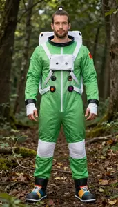 Attention Grabbing Germanic In Astronaut Costume
