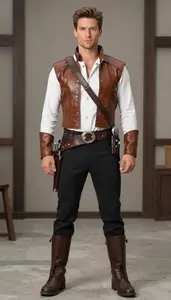Bold Gunslinger Costume Costume Vibrant Mens Wear