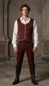 British In Mid 30s In Spanish Costume