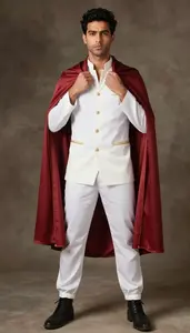 British Young Professional In Bollywood Character Costume