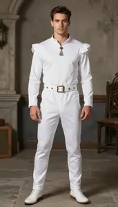 Character Impressive Renaissance Fair Costume Caucasian Man