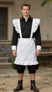 Classic French Maid Costume Theatrical Costume
