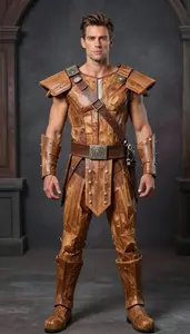 Colorful In Intricate Woodcutter Costume
