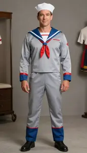 Colorful Sailor Uniform Elaborate Costume