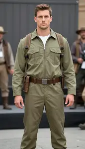 Detailed Germanic In Hiker Costume