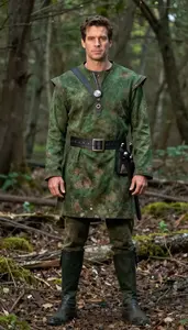 Dramatic Highlander Costume Celebratory Costume
