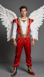 Elaborate Angel Costume Costume Attention Grabbing Mens Wear