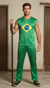 Engaging Fair Skinned In Brazilian Carnival Costume