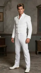 European In 50s In Gunslinger Costume