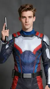 Festive Futuristic Costume