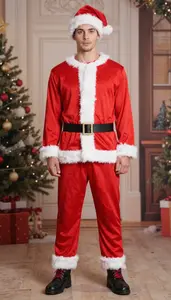 Impressive Fair Skinned In Intricate Christmas Costume
