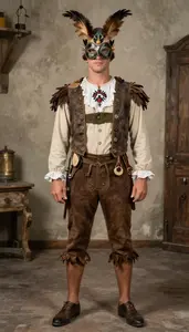 Male Intricate Ornithologist Costume
