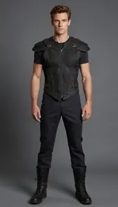 Man In Mid 20s Wearing Dramatic Perpetrator Costume