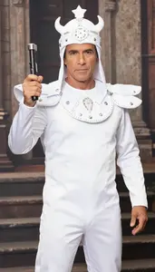 Man In 40s Wearing Action Costume