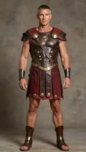 Mature Colorful Roman Costume
