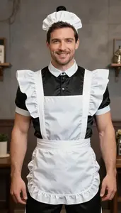 Mens Latex Maid Costume