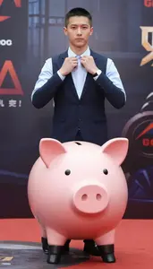 Professional British In Piggy Bank Costume