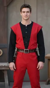 Professional Caucasian In Blacksmith Costume