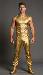 Professional Light Skinned In Impressive Pimp Costume