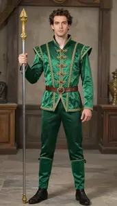 Professional Pale Skinned In Elaborate Renaissance Festival Costume