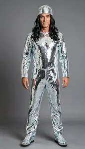 Quality British In Impressive Disco Costume