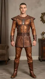 Scandinavian In 50s In Intricate Boxer Costume