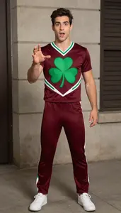 Striking Clovers Cheerleader Costume Costume