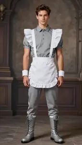 Theatrical Fair Skinned In French Maid Costume