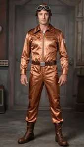 Theatrical Pilot Costume Costume Character Mens Wear