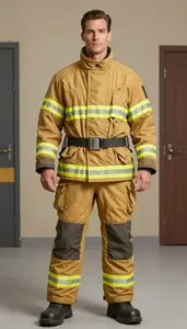 Traditional In Fireman Costume