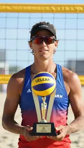 Beach Volleyball Setter Wearing Top Displaying Wearing