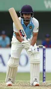 Cricket All Rounder Wearing Cricket Shoes Cautious Striking